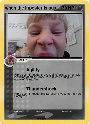 Pokemon when the inposter is sus