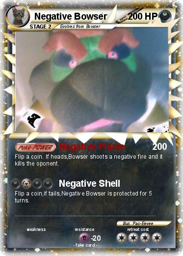 Pokemon Negative Bowser