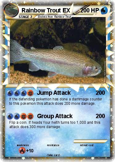 Pokemon Rainbow Trout EX