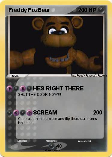 Pokemon Freddy FozBear
