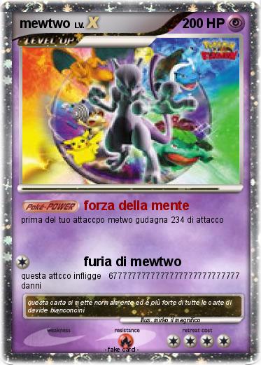 Pokemon mewtwo