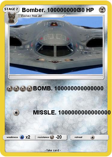 Pokemon Bomber. 1000000000
