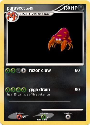Pokemon parasect