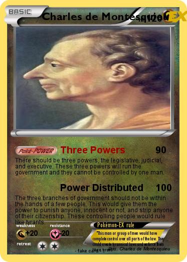 Pokemon Charles de Montesquieu