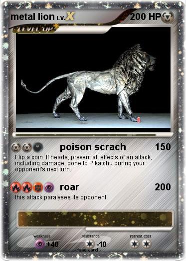 Pokemon metal lion