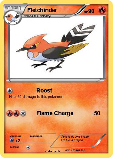 Pokemon Fletchinder