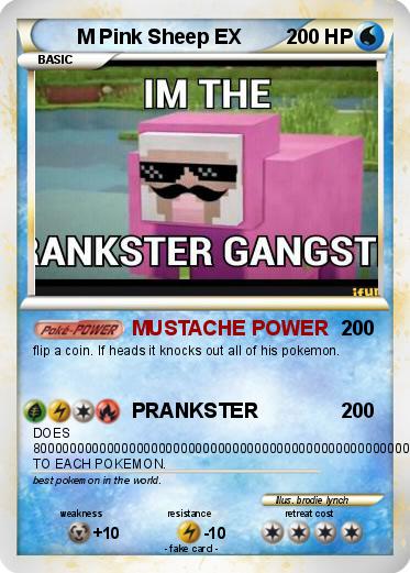 Pokemon M Pink Sheep EX