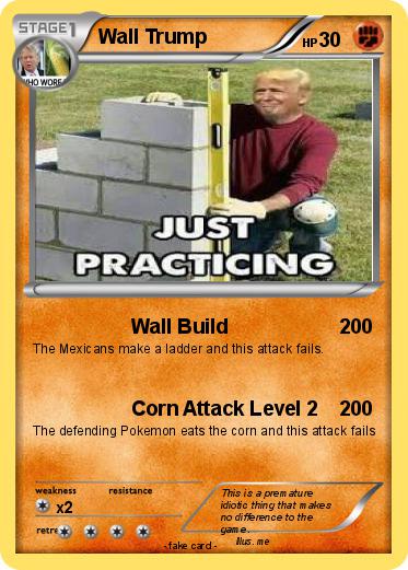Pokemon Wall Trump
