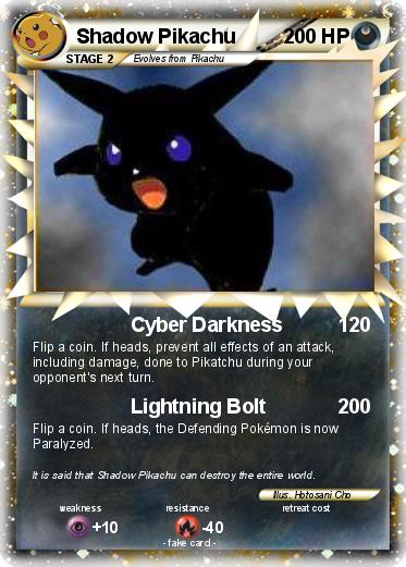 Pokemon Shadow Pikachu