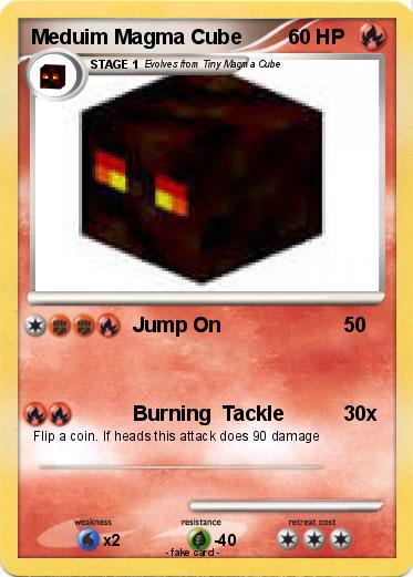 Pokemon Meduim Magma Cube