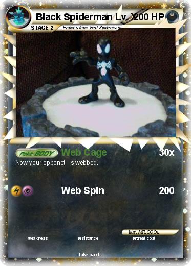 Pokemon Black Spiderman Lv. X