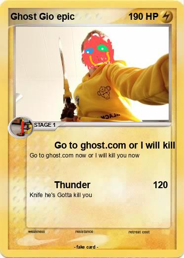 Pokemon Ghost Gio epic