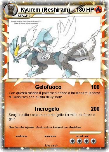 Pokemon Kyurem (Reshiram)