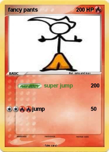 Pokemon fancy pants