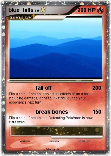Pokemon blue  hills