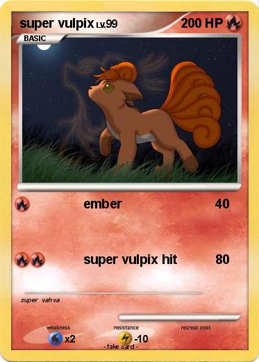 Pokemon super vulpix