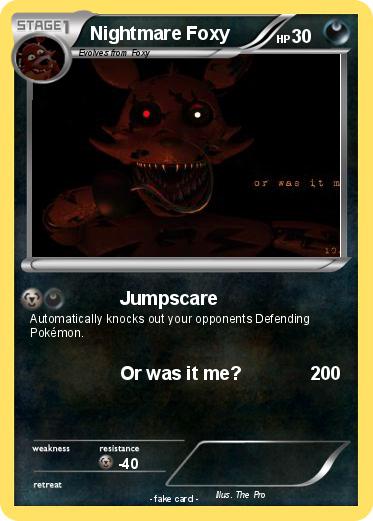 Pokemon Nightmare Foxy