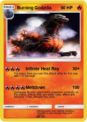 Pokemon Burning Godzilla