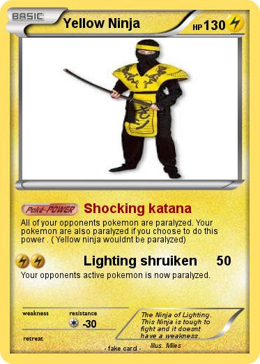 Pokemon Yellow Ninja