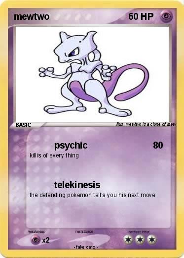 Pokemon mewtwo