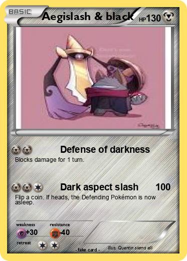 Pokemon Aegislash & black
