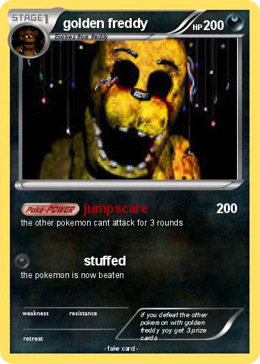 Pokemon golden freddy