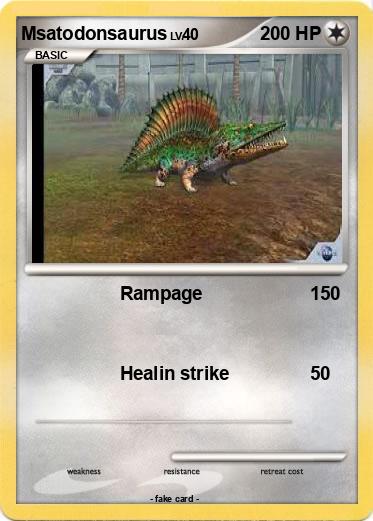 Pokemon Msatodonsaurus