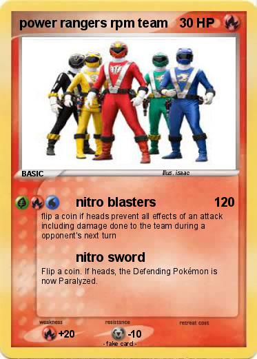Pokemon power rangers rpm team