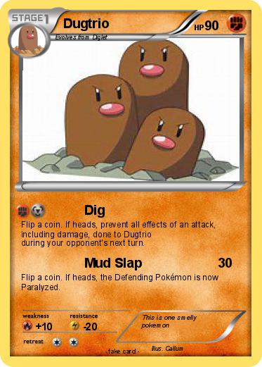 Pokemon Dugtrio