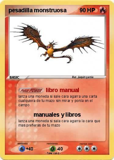 Pokemon pesadilla monstruosa
