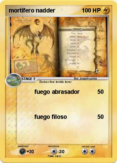Pokemon mortifero nadder