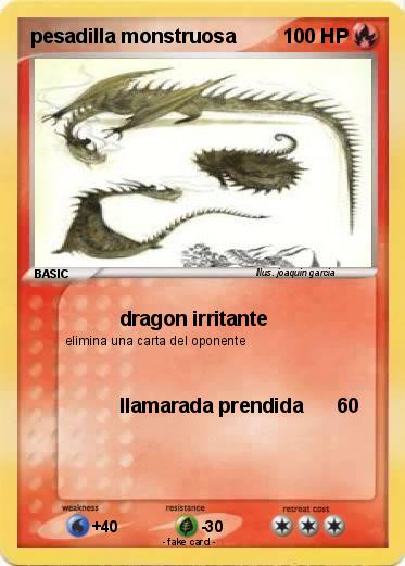 Pokemon pesadilla monstruosa