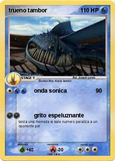 Pokemon trueno tambor