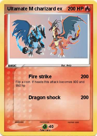 Pokemon Ultamate M charizard ex
