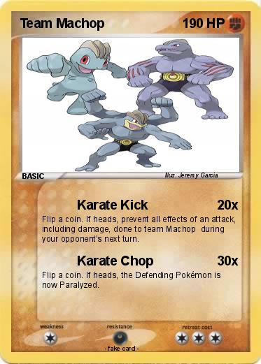 Pokemon Team Machop