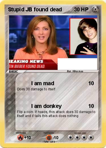 Pokemon Stupid JB found dead