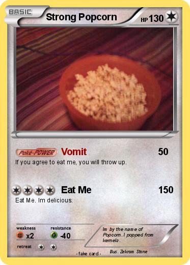 Pokemon Strong Popcorn