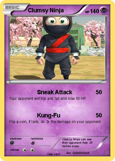 Pokemon Clumsy Ninja