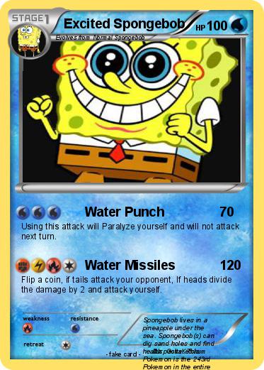 Pokemon Excited Spongebob