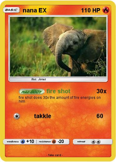 Pokemon nana EX