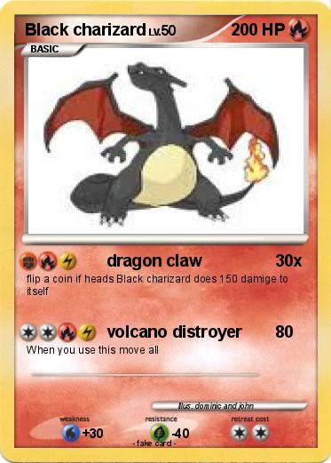 Pokemon Black charizard