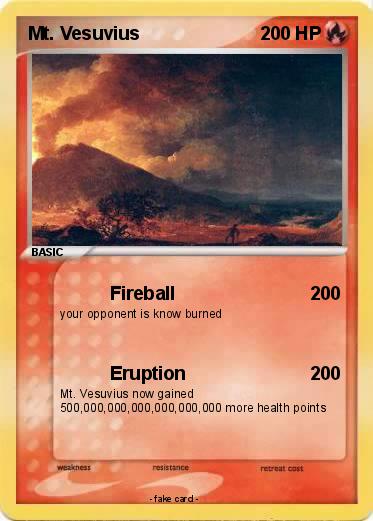 Pokemon Mt. Vesuvius