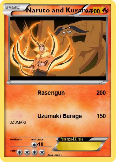 Pokemon Naruto and Kurama