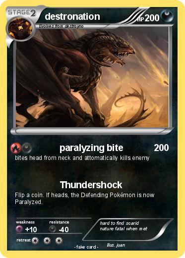 Pokemon destronation