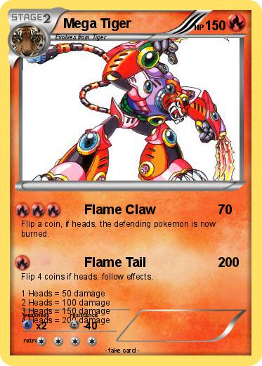 Pokemon Mega Tiger