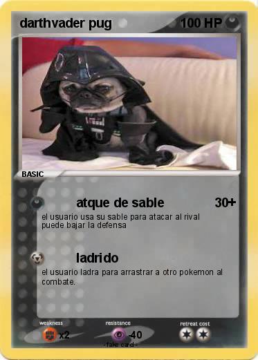 Pokemon darthvader pug