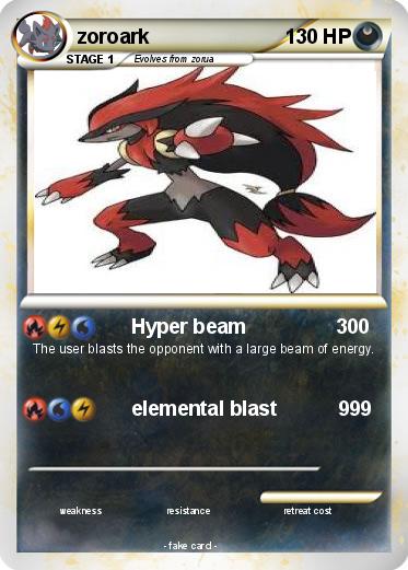 Pokemon zoroark