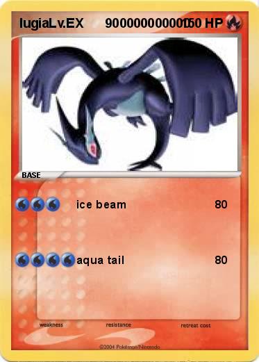 Pokemon lugiaLv.EX      900000000000                    