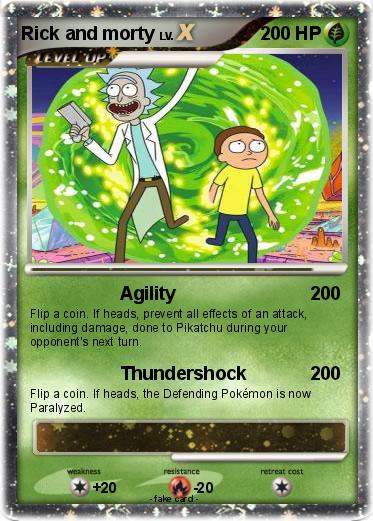 Pokemon Rick and morty