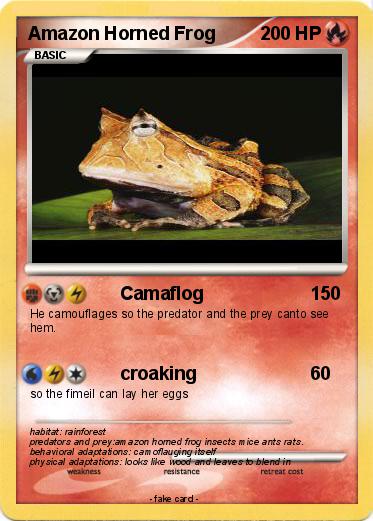 Pokemon Amazon Horned Frog
